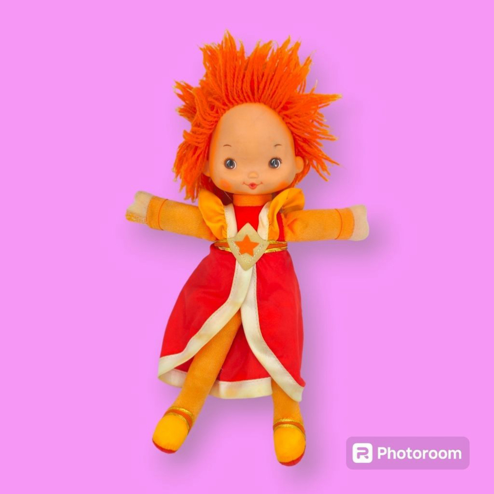 Vintage 1984 Hallmark Friends Lala Orange Rainbow Brite 10" Doll